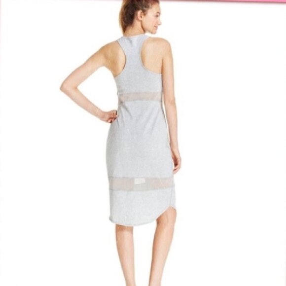 Betsey Johnson Performance Dress Grey Mesh Tank S - Picture 2 of 7